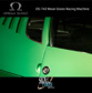 Omega Skinz wrap film Mean Green Racing Machine